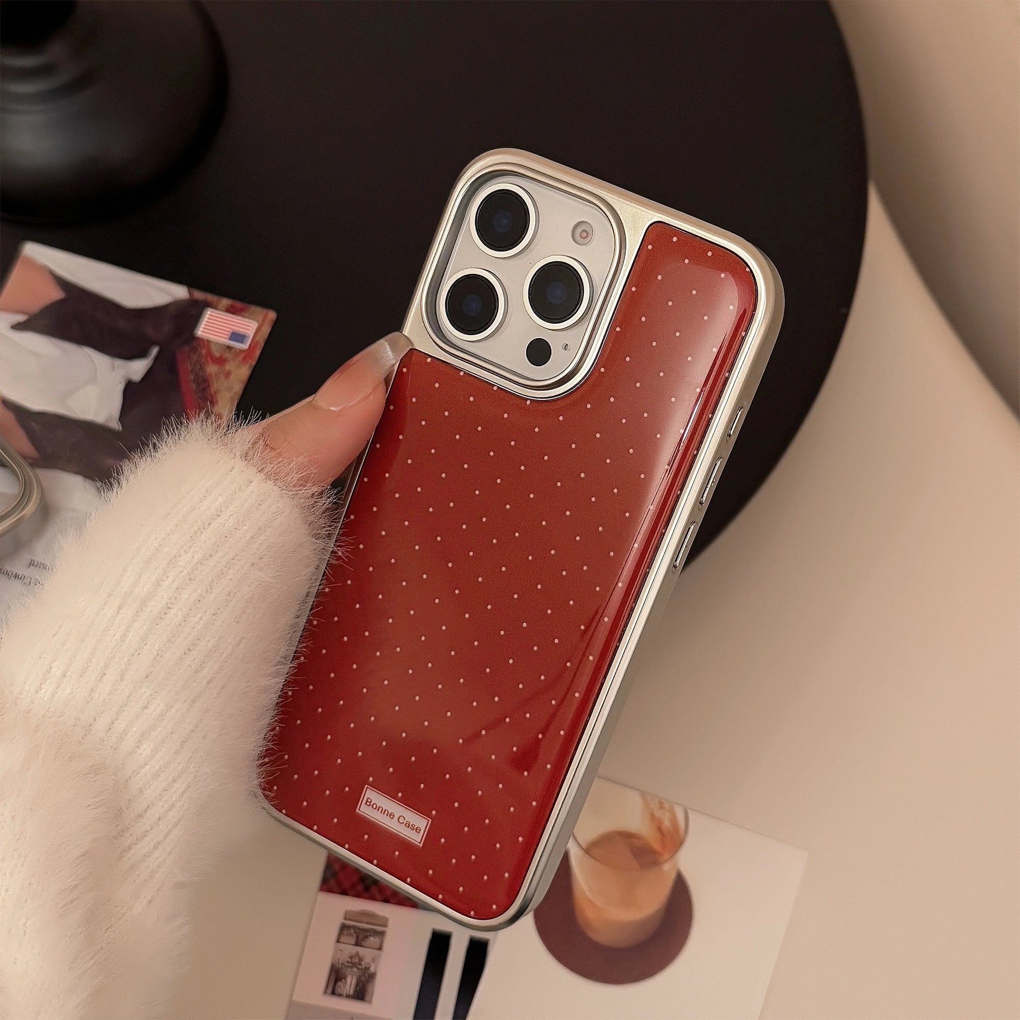 Retro Wave Red - iPhone Case